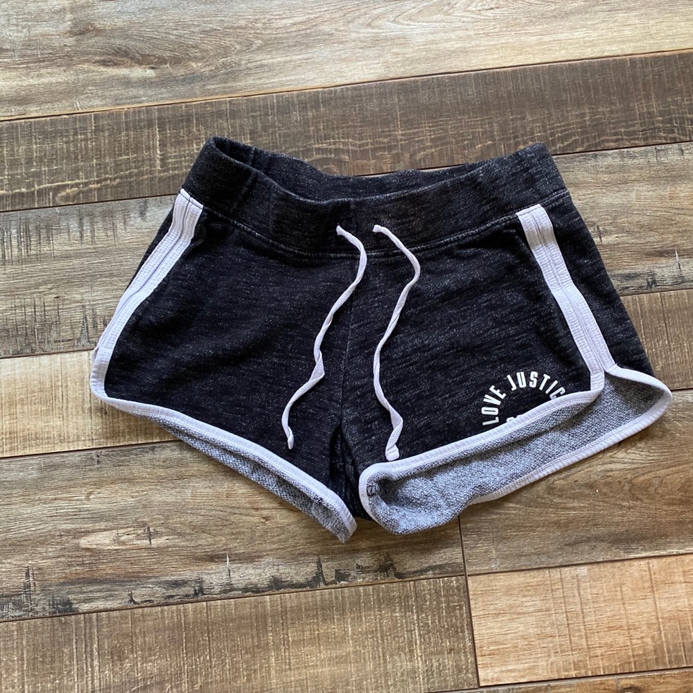 Justice Active grey shorts
